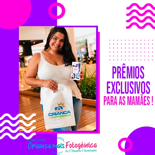 Mãe vencedora do prêmio de engajamento